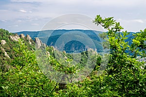 Dürnstein rock in Wachau valley