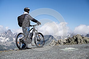 E Bike Bicycle In Austria. Mountain Ebike