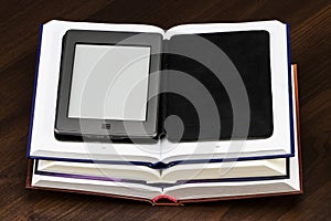 E-book and old books. New technologies in book publishing