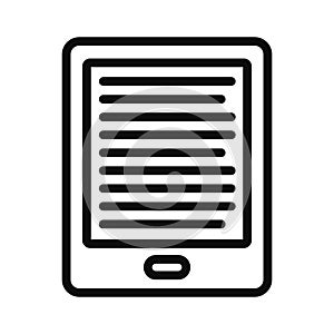 E-book reader icon