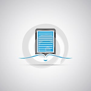 E-Book Reader Icon Design