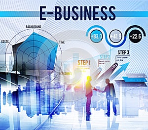 E-Business Global Business Digital Marketing Concept