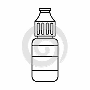 E-cigarette liquid flavour icon, outline style