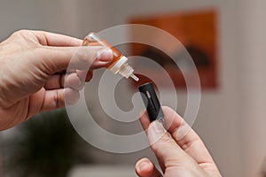 E-cigarette vape e-liquid refilling