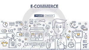 E-comerce Doodle Concept