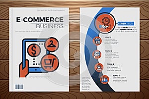 E-commerce business book cover template