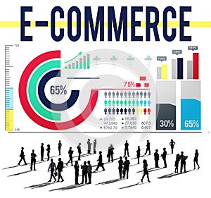 E-commerce Business Digital Marketing Networking Concept