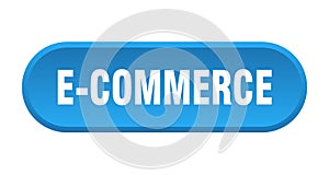 e-commerce button. rounded sign on white background