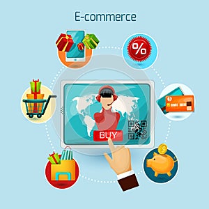 E-commerce Concept Illustration