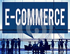 E-commerce Digital Marketing Networking Concept