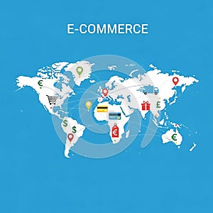 E-Commerce Global Network Map