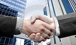 E-commerce hand shake