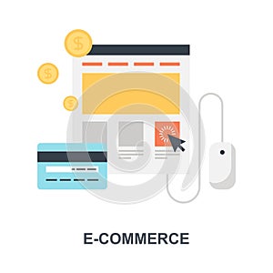 E-commerce icon concept