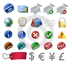 E-commerce icon set