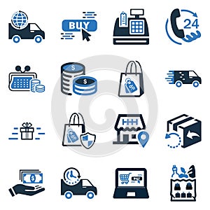 E commerce Icon Set / online element Icon set