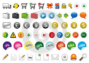 E-commerce icons