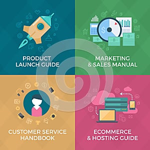 E-commerce and Marketing. Ebook Covers