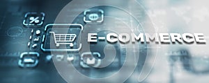 E-commerce Online shopping concept. Digital Marketing Online