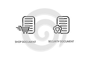 E Commerce Online Shopping Related Icons