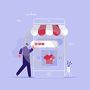 E-commerce or online store concept