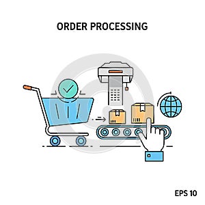 E-commerce Order Processing and Shipping Workflow
