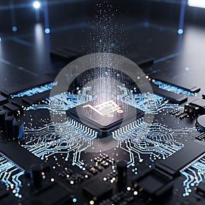 E-commerce Processor on Circuit Board