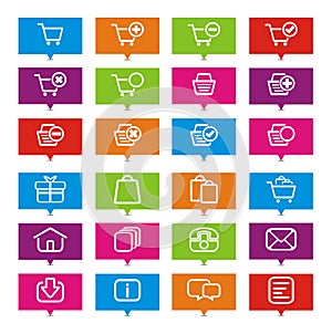 E-commerce rectangle pointers