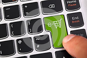 E-commerce shopping cart photo