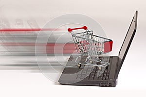 E-commerce shopping concept