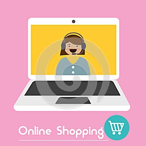 E-commerce shopping online