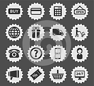 E-commerce simply icons