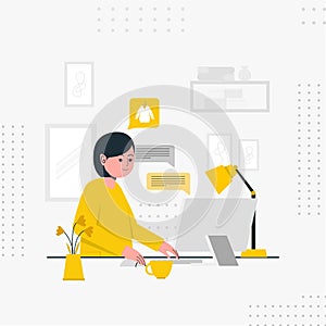 E-commerce vector illustration design