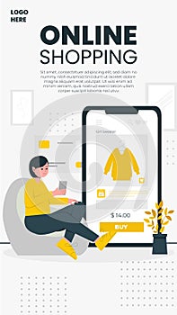 E-commerce vector illustration design