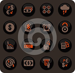 E-commers icons set