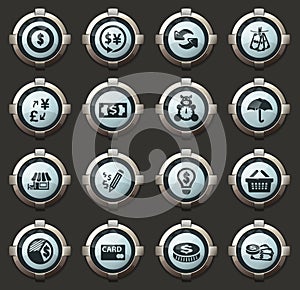 E-commers icons set