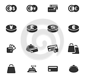 E-commers icons set