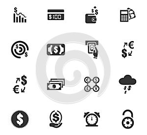 E-commers icons set
