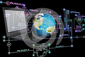 E-connection engineering technology.Working Engineer