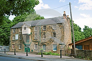 E.F.W. stone ground wholemeal flour, in Elsecar, Barnsley, South Yorkshire, England. photo