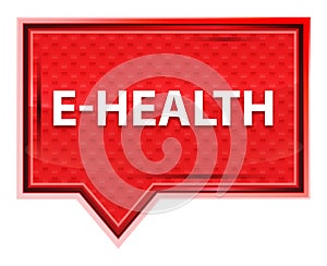 E-health misty rose pink banner button