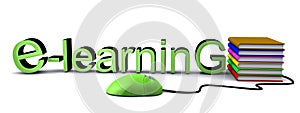 E-Learning with Computer Mouse and books