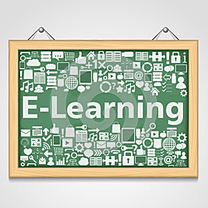 E-Learning concept