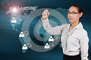 E-Learning concept