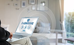 E-learning and Online Education for Student and University Concept