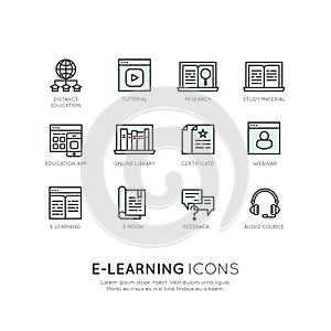 E-learning services, online education