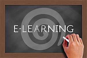 E-learning Text on Blackboard