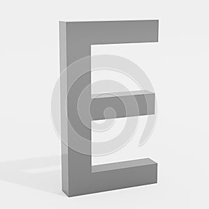 E Letter Render