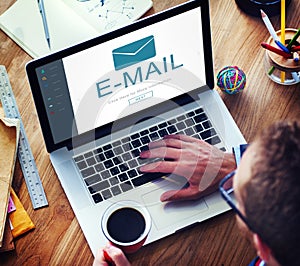 E-mail Digital Homescreen Concept