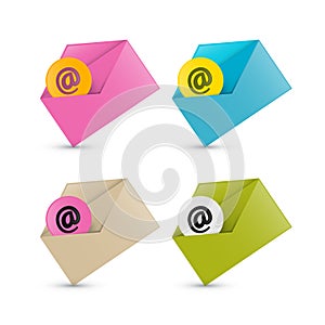 E-mail, Email Icons Set