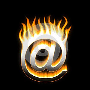 E-MAIL! Flaming E-MAIL.